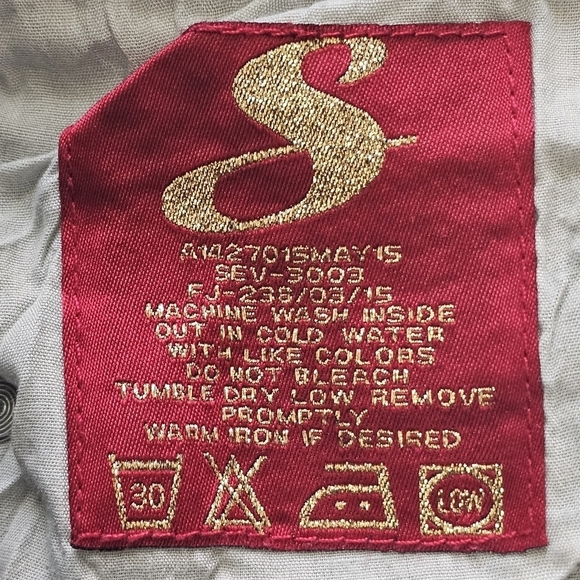 SEVEN7 EMBELLISHED BOOTCUT FLAP POCKET JEANS - Picture 9 of 10